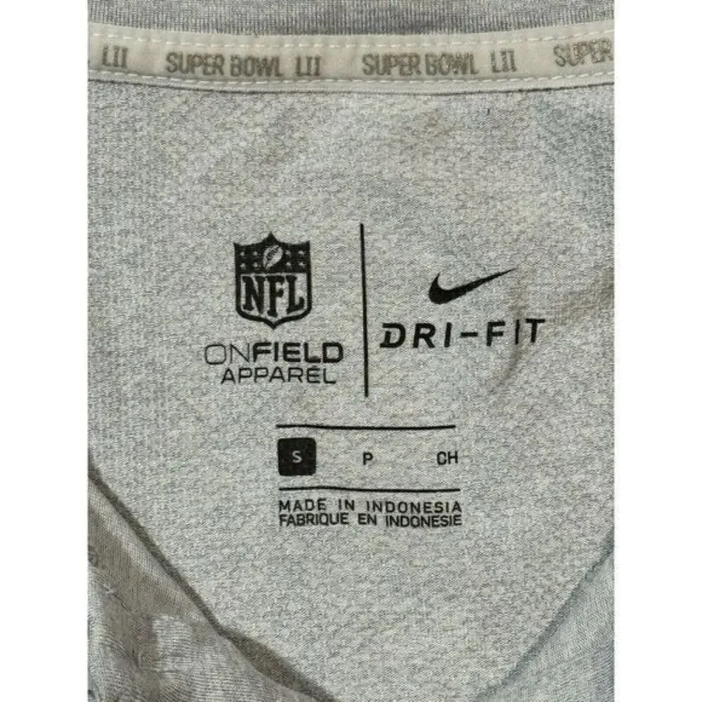 Nike Dri-Fit‎ NFL New England Patriots Super Bowl LII 52 OnField Polo Shirt Sz S